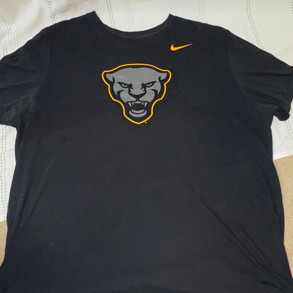 University of Pittsburgh Men's Nike Tshirt  Black - SIZE XXL